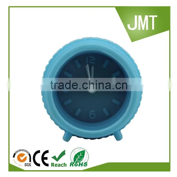 Unique Design Small Tyre Shape Silicone Alarm Clock photo-4