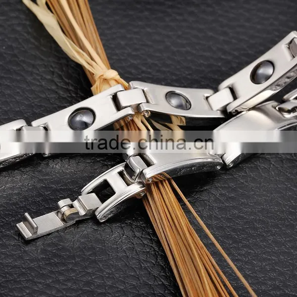 Magnetic Health Bracelets 316l Stainless Steel Energy Products Wholesale photo-2
