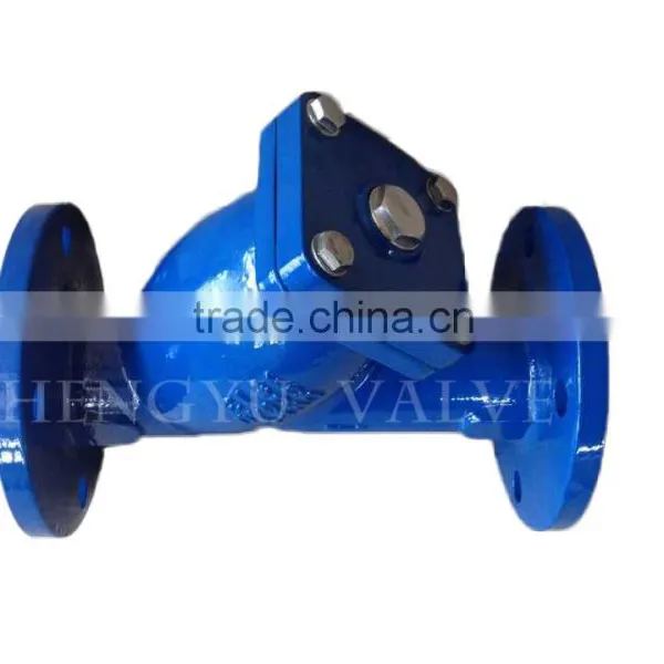 FBE Coated Ductile Iron/cast Iron y Strainer Prices With PN10, PN16