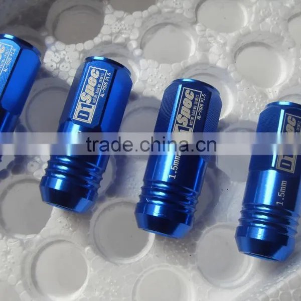 M12x1.5/ M12*1.25 Universal Colored Aluminum Wheel Nut - JBR132