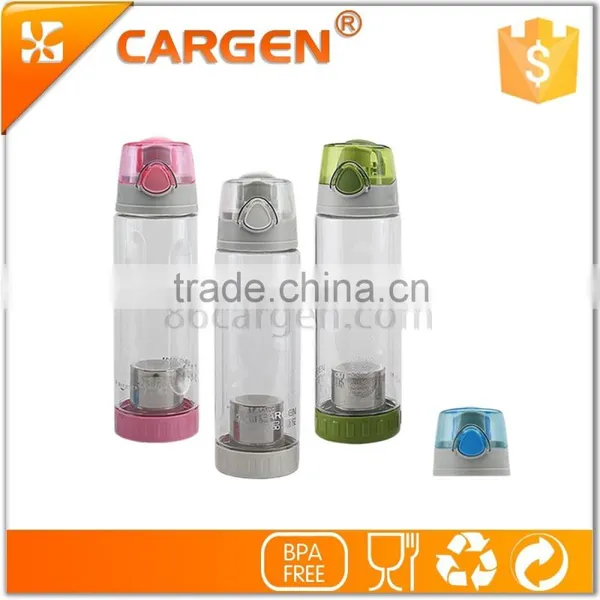 Wholesale Transparent Plastic Tea Strainer Water Bottle photo-2