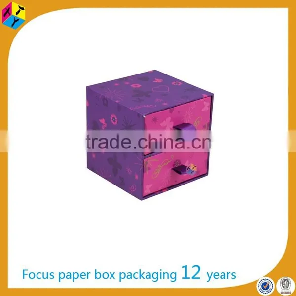 Custom Floral Printing Drawer Indian Jewellery Box photo-3