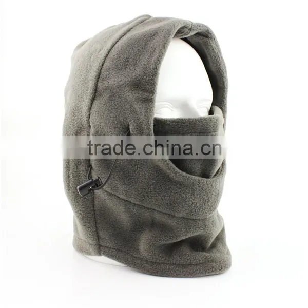 Dark Grey Motorcycle Mask Polar Fleece Balaclava photo-2