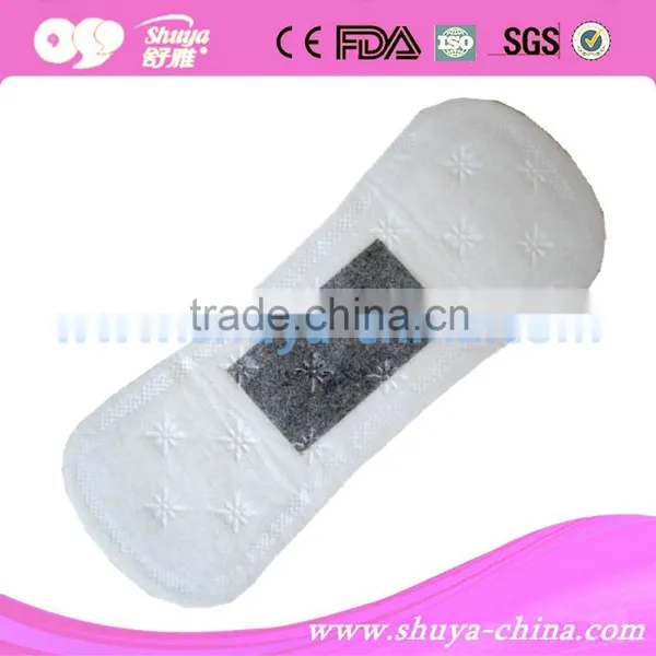 Shuya Anion Charcoal Panty Liner Healthy Functional Anion Chip Daily Use photo-5