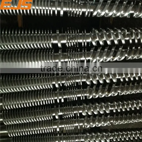 China Conical Twin Screw Barrel for PVC / PP Extruder Machine From Zhou Shan photo-3