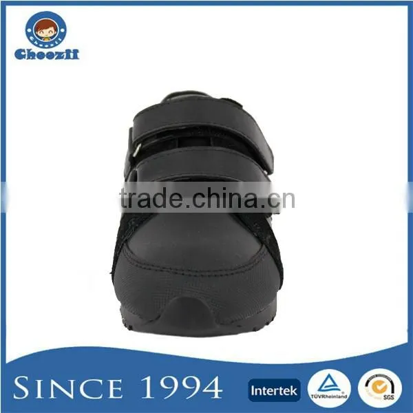 High Quality Source Manufactory Kids Microfiber Leather Upper Sport School Shoes photo-5
