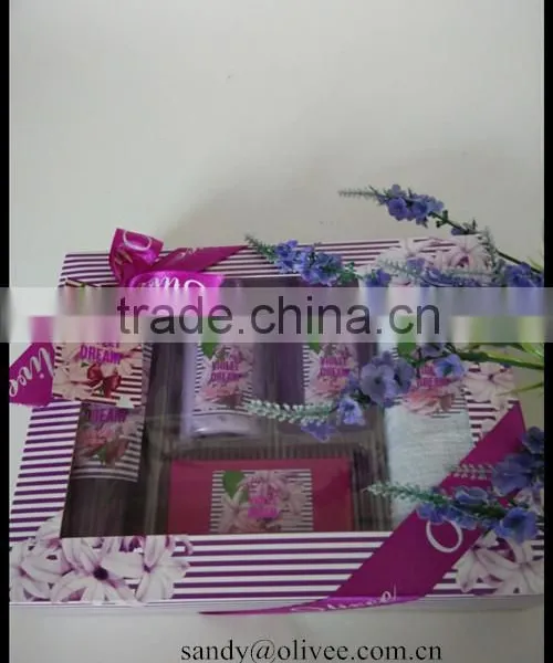 Nice Scent Antiseptic Shower Gel, Body Lotion ,bubble Bath and Soap Hotel Bath Set photo-5