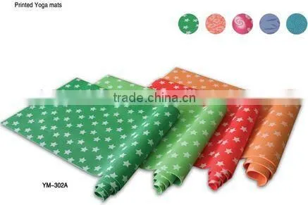 Printed Yoga Mats PVC Yoga Mats