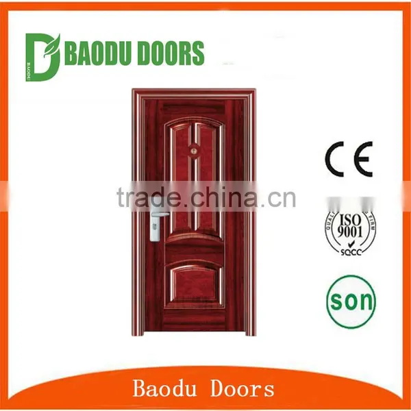 High Quality Indian Iron Single Door Designs Steel Security Door photo-2