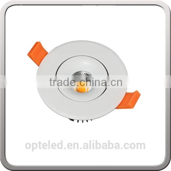 Adjustable Ceiling Down Light Recessed COB LED Downlight 9W 12W in Black Finish photo-2