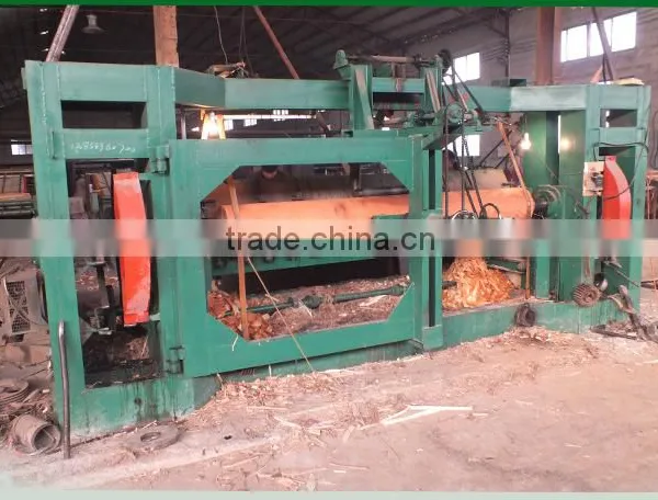 Vertical With-card Veneer Peeling Machine / Spindle Veneer Peeling Machine photo-3