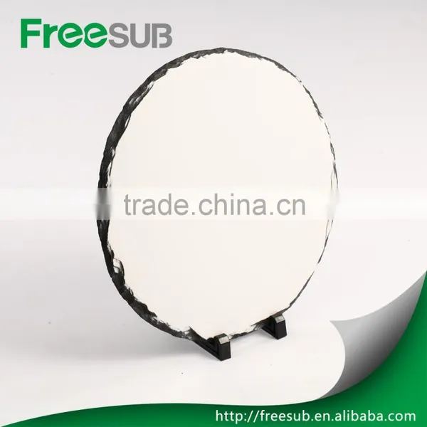 China Wholesale DIY L30*H30*W0.9CM Blank Circular Painting Sublimation Photo Rock photo-2