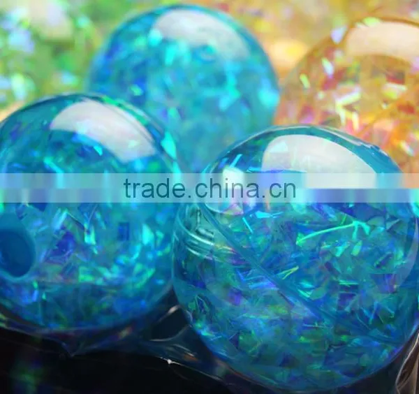 Funny Cool Children's Toys Lead Crystal Elastic Ball Flash Bouncing Ball With Cute Small Fish photo-3