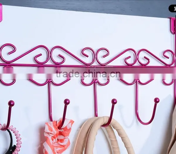 Homestar Metal Over the Door Hanging Hooks photo-3