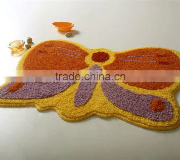 New Design Polyester Butterfly Bedroom Rugs photo-2
