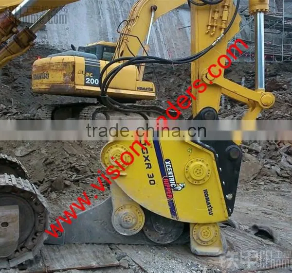 Zx35u Excavator Mounted Hydraulic Sheet Pile Driver Vibro Hammer for Concrete Piles photo-4