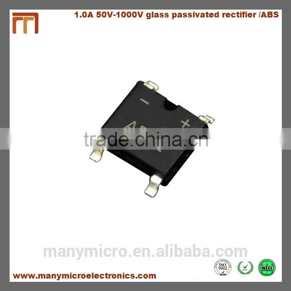 1.0A 50V-1000V Single Phase Glass Passivated ABS Bridge Rectifier ABS02 photo-3
