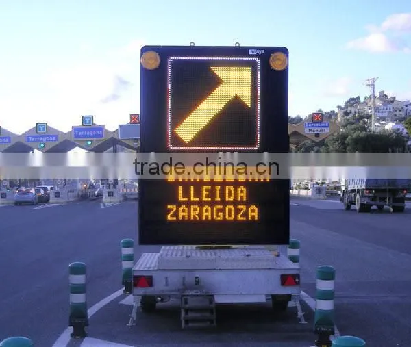 New Products 2016 Advertising VMS Trailer ,Outdoor Traffic Full Color Led Advertising Digital Display Board C Size 2560X1600mm photo-3