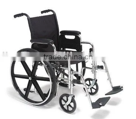 Chrome Manual Wheelchair With Wheels Made in China With CE FDA ISO Certification photo-2