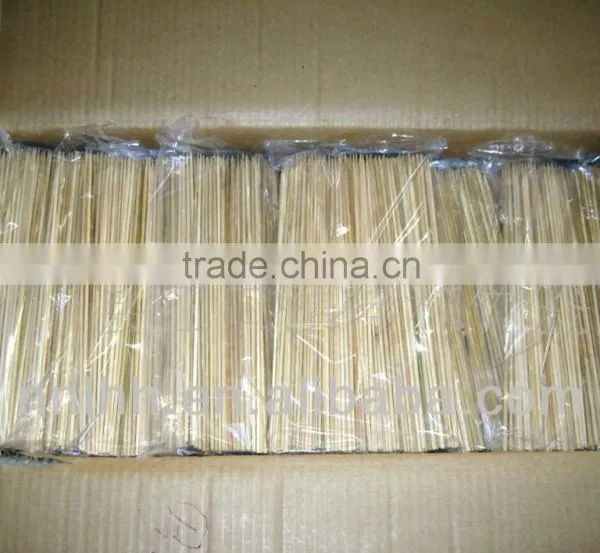 Bamboo Stick Round Bamboo Stick Bamboo Barbecue Stick photo-2
