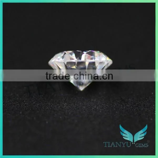 Wholesale 3 Carat Forever Brilliant D F G H Color Round Cut Moissanite Diamond Alternative Engagement Rings photo-3