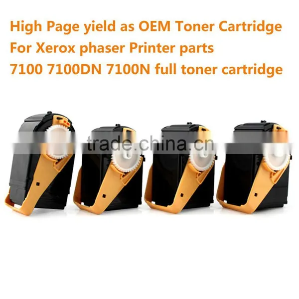 Compatible Xerox Phaser Printer Parts 7100 7100DN 7100N Toner Cartridge OEM NO:106R02599,106R02600,106R02601,106R02605 photo-4