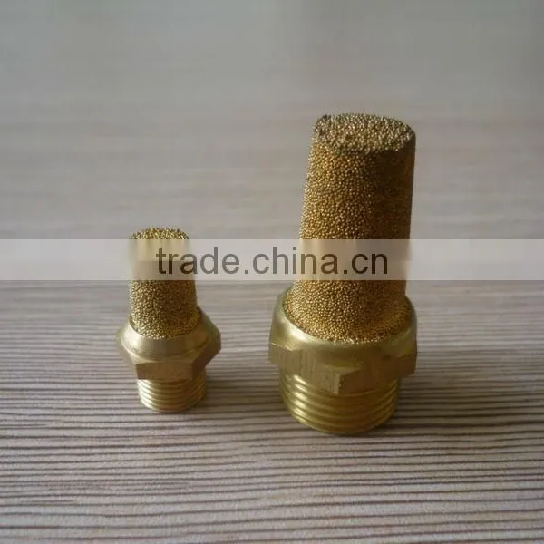 Brass Pneumatic Silencer Brass Air Muffler Silencer photo-4