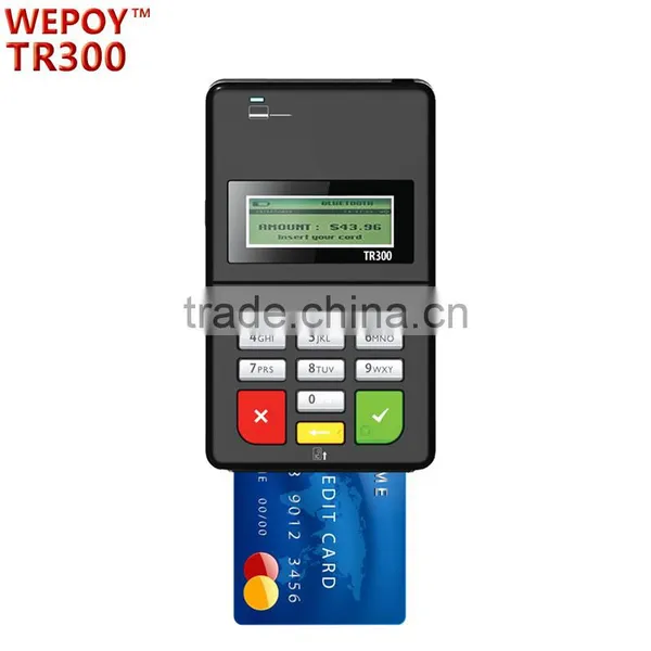 EMV PCI Mobile Bluetooth Card Swipe Machine With Keyboard photo-2
