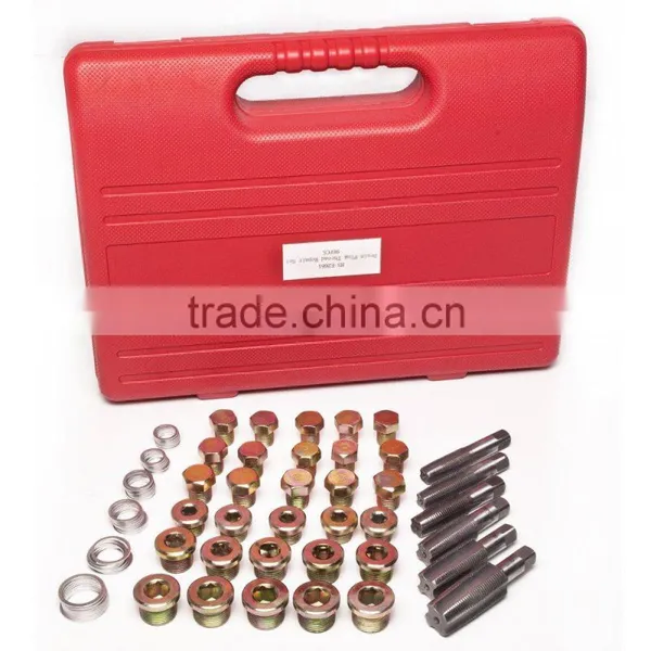 114PCS OIL PAN SUMP DRAIN PLUG THREAD GARAGE WORKSHOP RACE DRIFT REPAIR KIT photo-4