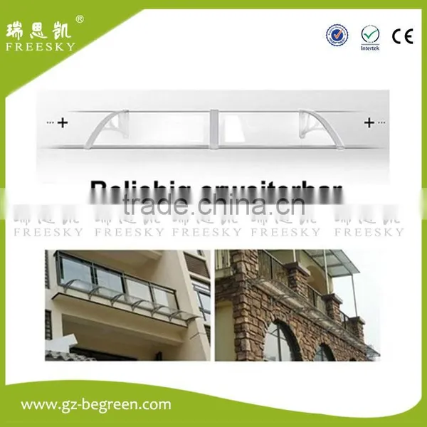 Block Out Rain and Sun Polycarbonate Sheet Awning With Sun Shield photo-5