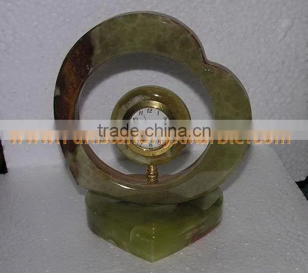 PAKISTAN FACTORY MADE EXPORT QUALITY CLOCKS ONYX MARBLE HANDICRAFTS photo-6