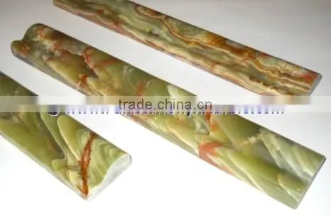 Natural Stone Pakistan Supplier ONYX CHAIR RAIL MOLDING COLLECTION photo-6