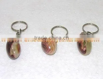 TOP PAKISTANI NATURAL STONE ONYX KEY CHAINS HANDICRAFTS photo-5