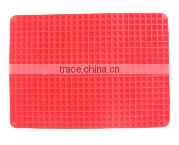Non-stick Silicone Rubber Baking Mat Sheet Set Microwave Induction Oven Suitable photo-2