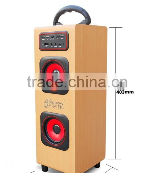 High Fidelity New Ratro Style Home Theatre Bluetooth Speaker Support TF Card With Microphone, Cube Wireless Loudspeaker For Sale photo-5