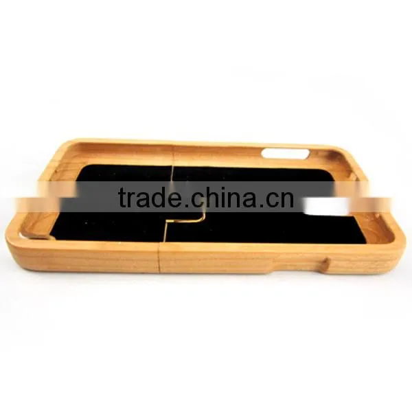 New Style Engraving Real Wood Cell Phone Case Two Parts for Samsung Note3 photo-2