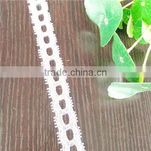 African Cheap White Lace Fabric Making Ribbon Deco photo-2