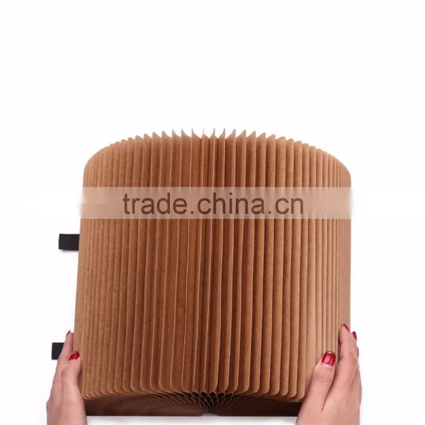 38X15X3CM White Folding Chair Waterproof and Hexagonal Honeycomb Structure Paper Stool For School ,Living, Dining Room & Dorm photo-4