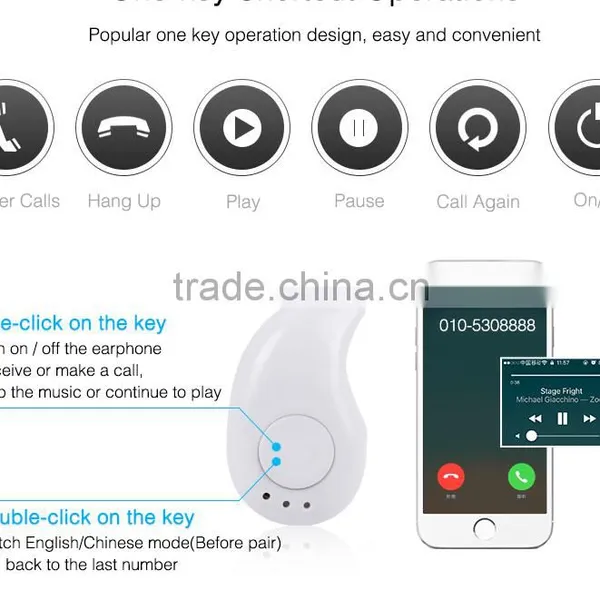 China Best Sell Wireless Earphone for Iphone 6 Earphone photo-2