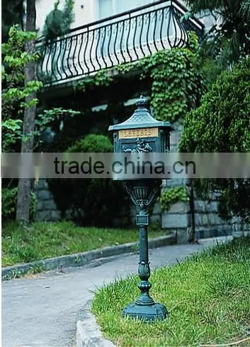 Customised Outdoor Newspaper Sand Casting Aluminum American Mail Box photo-2