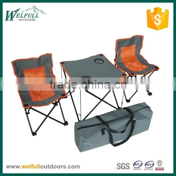 Outdoor Folding Table and Chair Set for Fishing and Camping Picnic photo-3