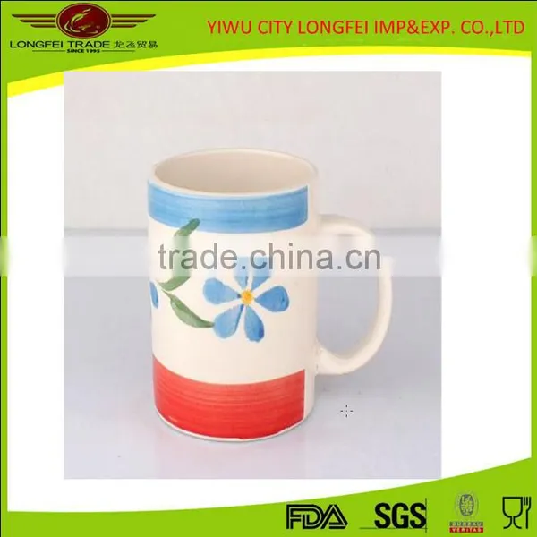 2015 New Design Hot Selling Colorful Ceramic Coffee Cup With Handle for Drinking photo-6
