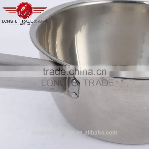 Normal Color Best Quality Stainless Steel Soup/milk Pot Set photo-4
