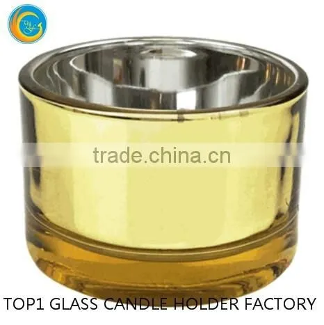 Multi Candle Holders Flared Tealight Glass Cup Purple Glass photo-5