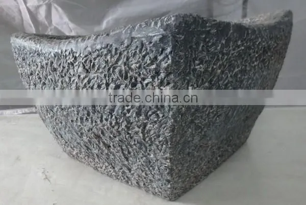Garden Fiber Glass Clay Stone Finish Flower Pot Wholesale photo-2