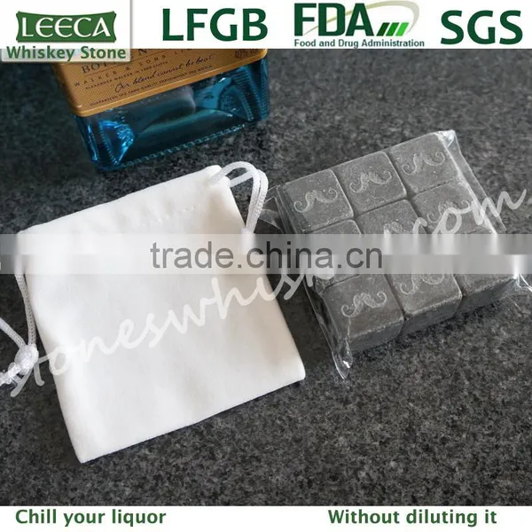 Whisky Promotional Gifts Triangle Whisky Stones Custom Engraved Ice Cube photo-4