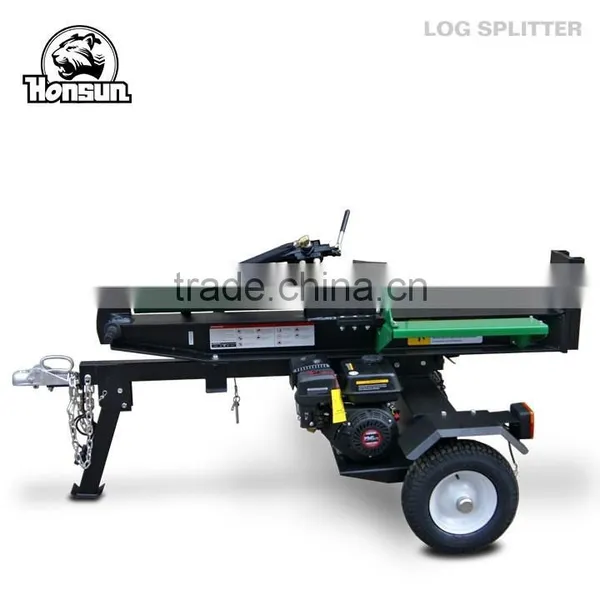 Hot Selling CE Approved Honda Gas Motor Horizontal Vertical Towable Size 26t Wood Splitting Machine