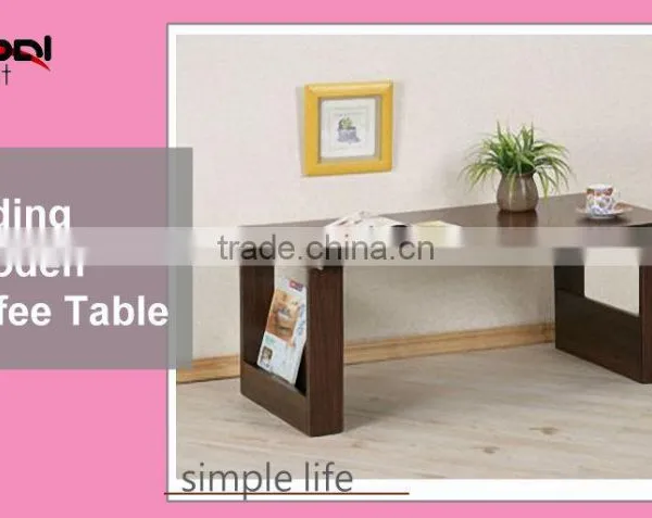 Living Room Function Design Magazine Storage Wooden Cabinet photo-3