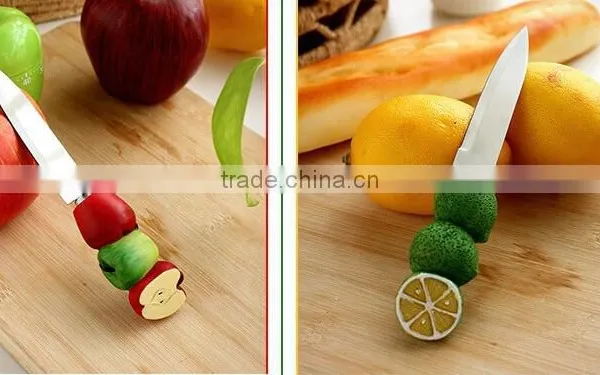 2015 Stainless Steel Fruit Shaped Handle Knife With pp Handle photo-5