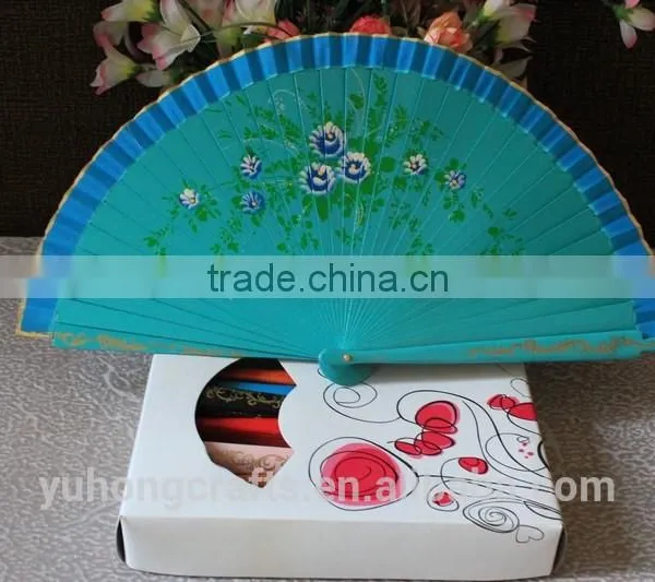 Popular Hand-painted Spanish Wooden Hand Fan photo-2